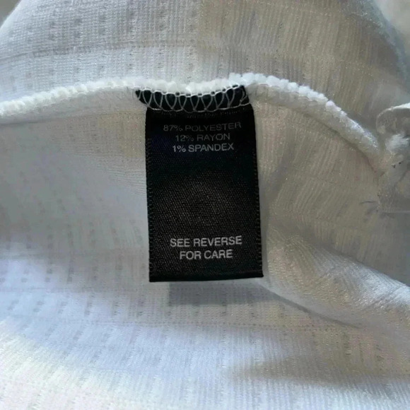 Buckle Black Womens White Waffle Grid Sweatshirt G11 - Picture 5 of 6